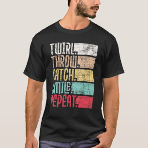 T-shirt Tourner Lancer Attraper Sourire Répéter Maîtrise
