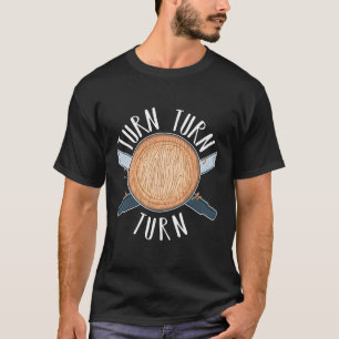 T-shirt Tourner Tourner Pour Faire Tourner Le Bois