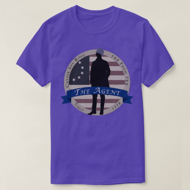 T-shirt Tourner Washingtons Spies 722 L'Agent (Design devant)