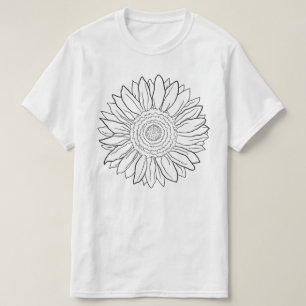 T-shirt tournesol