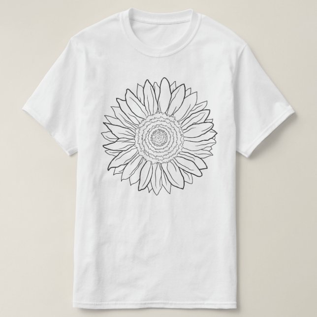 T-shirt tournesol (Design devant)
