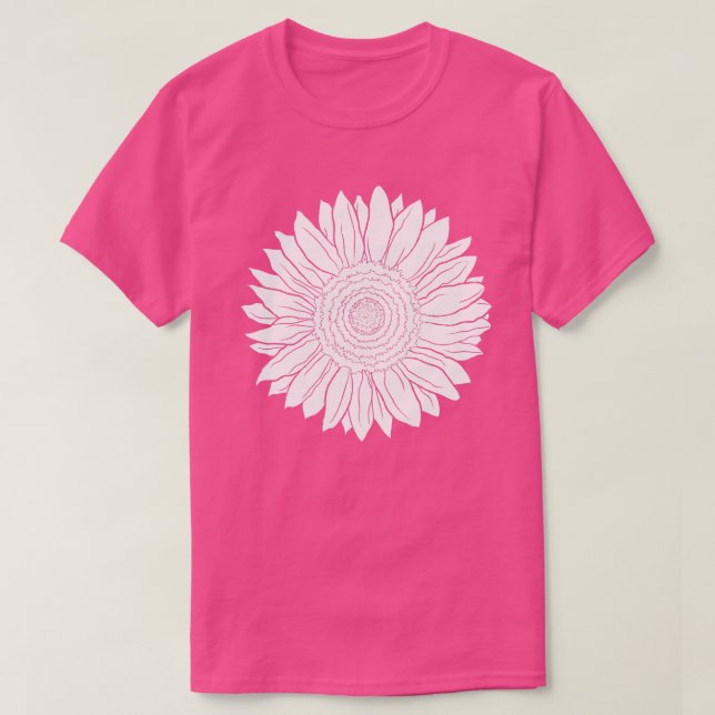 T-shirt tournesol (Design devant)