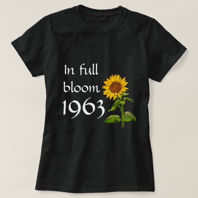 T-shirt Tournesol 1963 (Design devant)