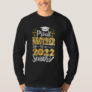 T-shirt Tournesol 2022 Fier Frère D'Un Diplôme Supérieur D