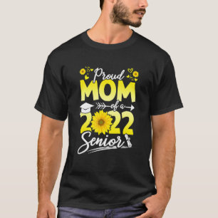 T-shirt Tournesol 2022 Fier Maman D'Un Diplôme Supérieur 2