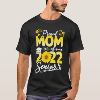 T-shirt Tournesol 2022 Fier Maman D'Un Diplôme Supérieur 2