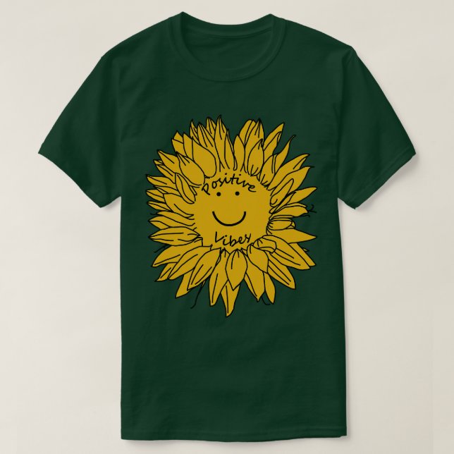 T-shirt Tournesol à vibes positives (Design devant)