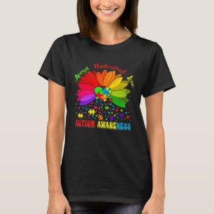 T-shirt Tournesol Accepter Comprendre Amour Autistique Aut