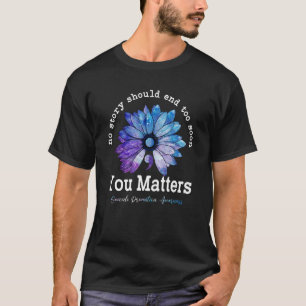 T-shirt Tournesol Aucune Histoire Ne Devrait Se Terminer T