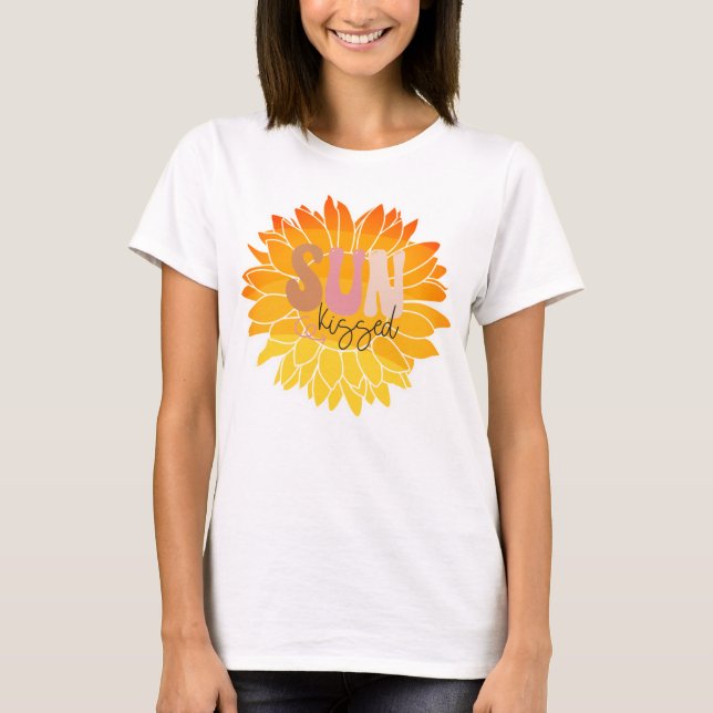 T-shirt Tournesol Baiser de Soleil (Devant)