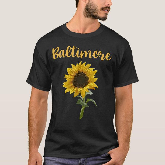 T-shirt Tournesol - Baltimore (Devant)