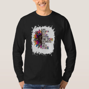 T-shirt Tournesol Blanchi Je Suis La Tempête Femmes Femme