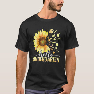 T-shirt Tournesol Bonjour Maternelle Heureux Premier Jour