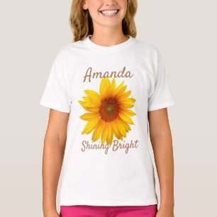 T-shirt Tournesol brillant