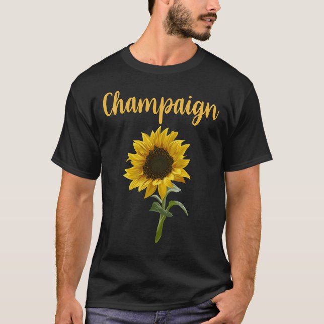 T-shirt Tournesol - Champaig (Devant)