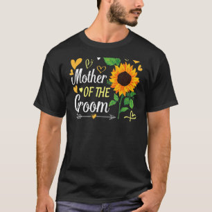 T-shirt Tournesol Coeur Mère De La Femme Maris De La Salle