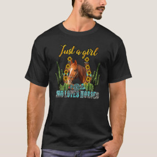 T-shirt Tournesol Cuir De Vache Rodeo Juste Une Fille Qui