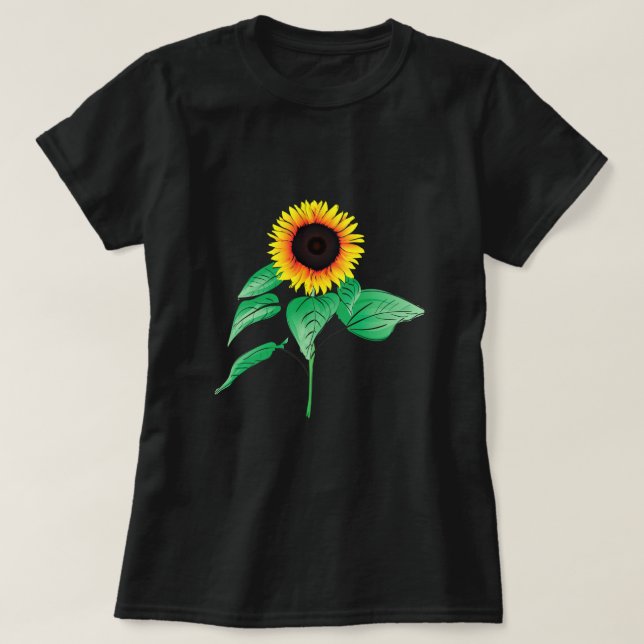 T-shirt Tournesol d'art - (Design devant)