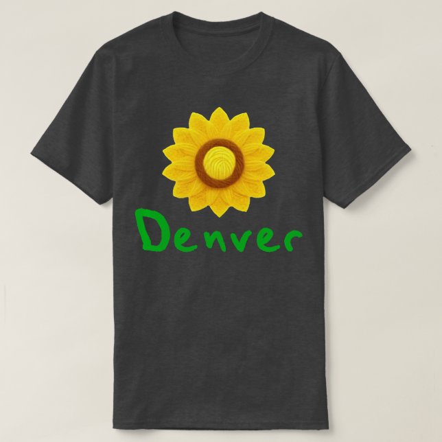 T-shirt Tournesol de Denver (Design devant)