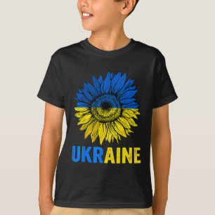 T-shirt Tournesol de la paix Drapeau ukrainien Amateur d'U