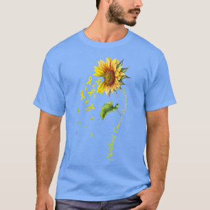 T-shirt Tournesol de sensibilisation au cancer che