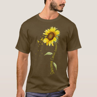 T-shirt Tournesol de sensibilisation au cancer du sarcome