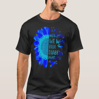 T-shirt Tournesol De Sensibilisation Au Diabète En Novembr