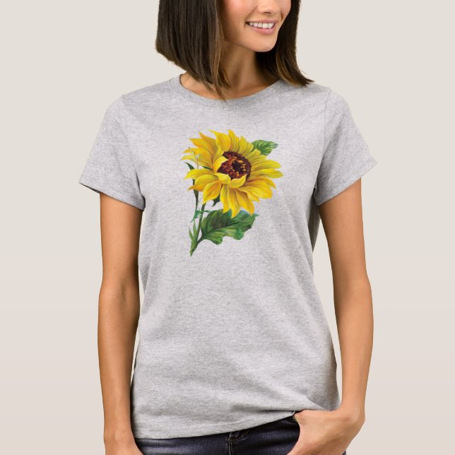 T-shirt Tournesol doré (Devant)