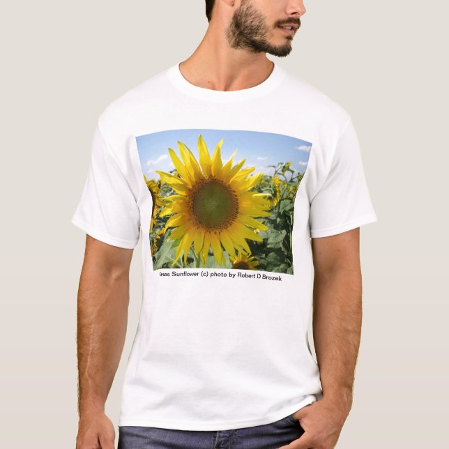 T-shirt Tournesol du Kansas (Devant)