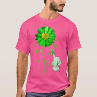 T-shirt Tournesol Elephan Outdoor Spread Mental Health Awa