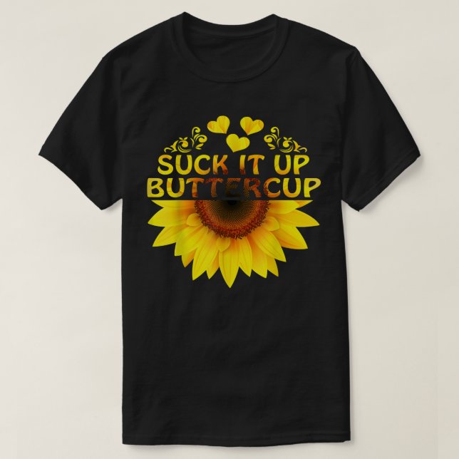 T-shirt Tournesol En Coupe De Beurre (Design devant)
