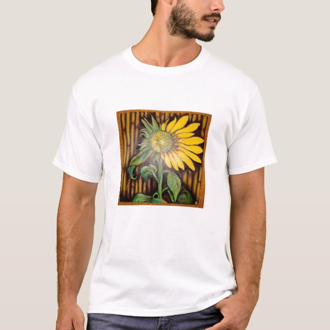T-shirt Tournesol en hausse T organique (Devant)