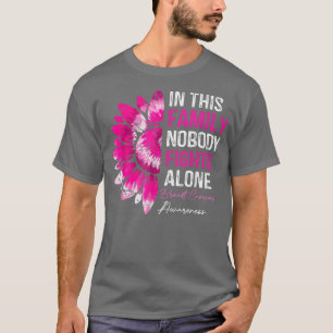 T-shirt Tournesol En Octobre Nous Portons Le Cancer Du Sei