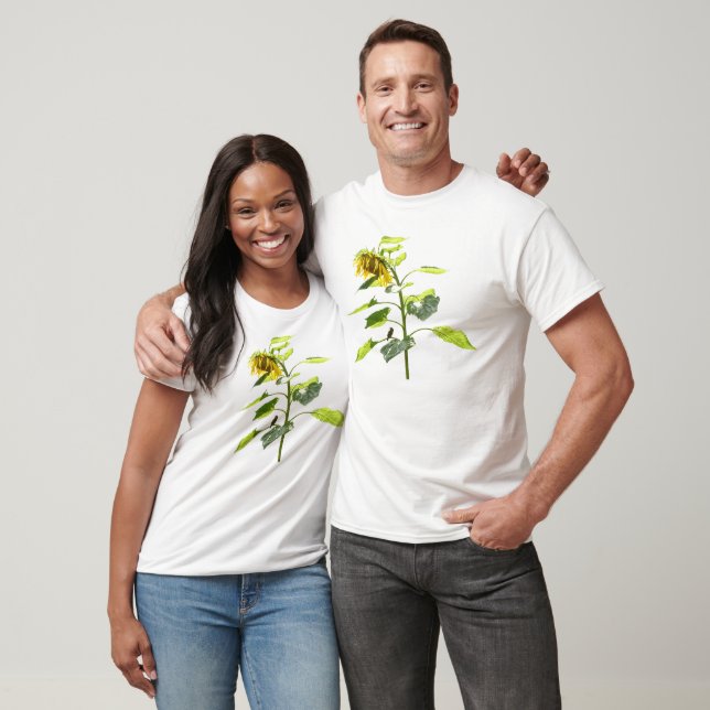 T-shirt Tournesol et Épervier (Unisexe)