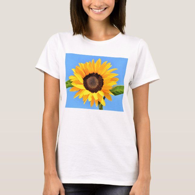 T-shirt tournesol jaune (Devant)
