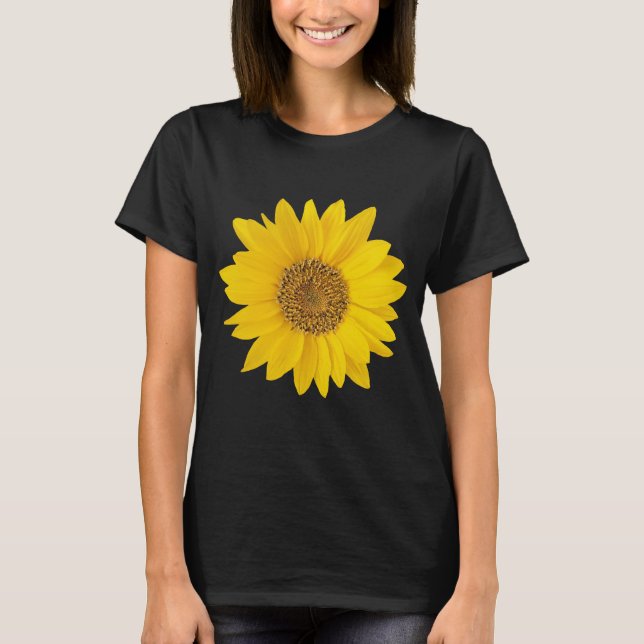 T-shirt Tournesol jaune clair (Devant)