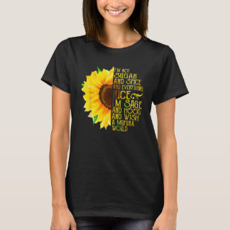 T-shirt Tournesol Je ne suis pas du sucre et des épices et