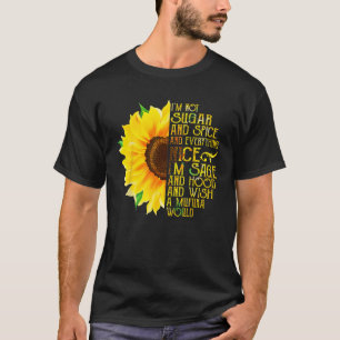 T-shirt Tournesol Je ne suis pas du sucre et des épices et