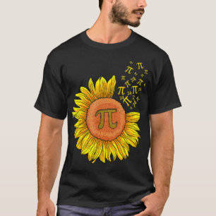 T-shirt Tournesol Jour Pi 3,14 Numéro Pi Symbole Math Teac
