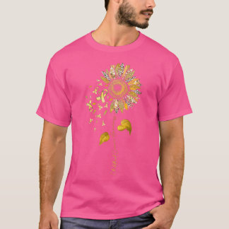 T-shirt Tournesol léopard Enfance Sensibilisation au cance