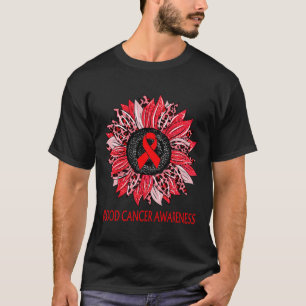 T-shirt Tournesol léopard Ruban rouge de sensibilisation a