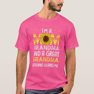 T-shirt Tournesol Maman Grand Grand-Grand-Mère Rien Ne Me