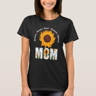 T-shirt Tournesol Maman Nurturer Protecteur Ami Cute Mothe