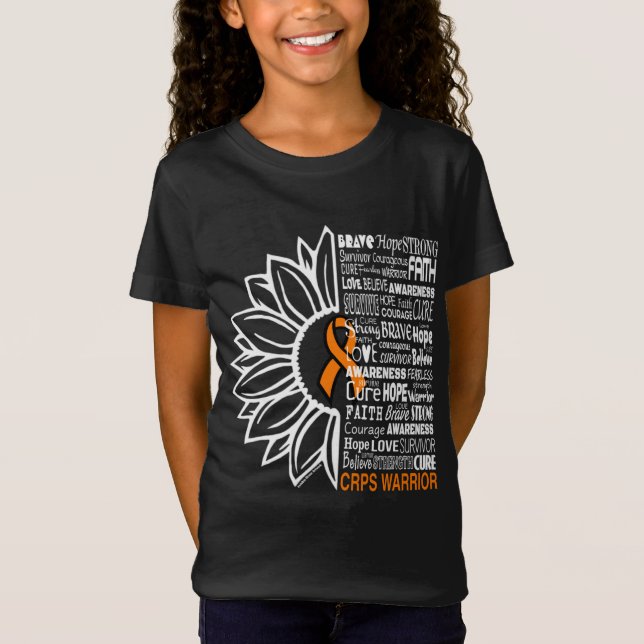 T-Shirt Tournesol/Mots CRPS (Devant)