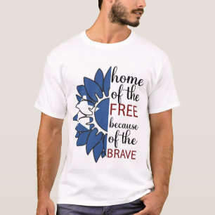 T-shirt Tournesol patriotique : Accueil du Libre