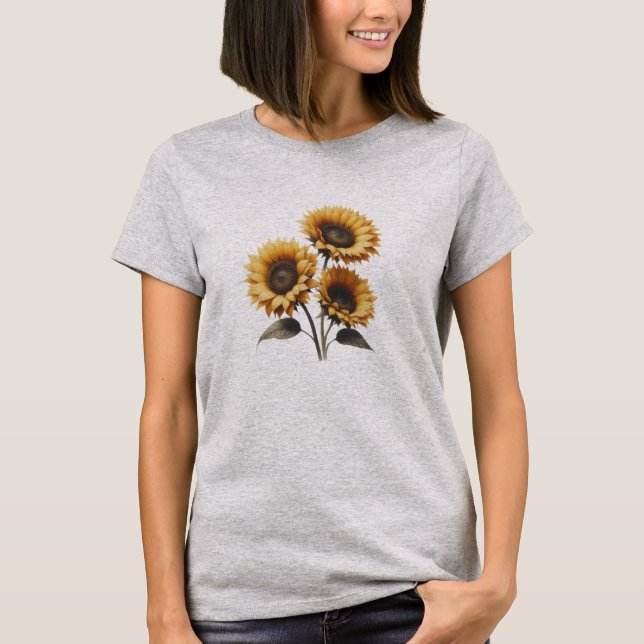 T-shirt Tournesol Radieux (Devant)