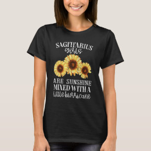 T-shirt Tournesol Sagittaire Amusant Signe Du Zodiaque Fil