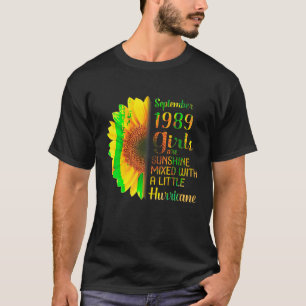 T-shirt Tournesol Septembre 1989 Filles Sunshine Mix Littl