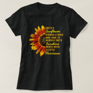 T-shirt Tournesol, soleil, ouragan - Feminine, Jolie 