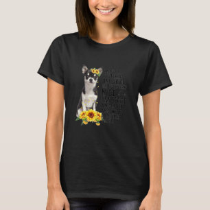 T-shirt Tournesol Sunshine Chihuahua Chiwawa Filles Femmes